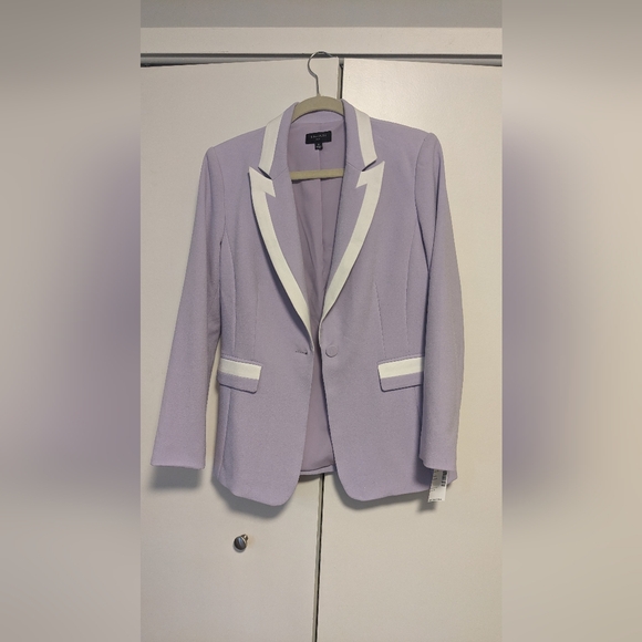 Lavender Tahari Blazer Size 8 - Picture 2 of 3
